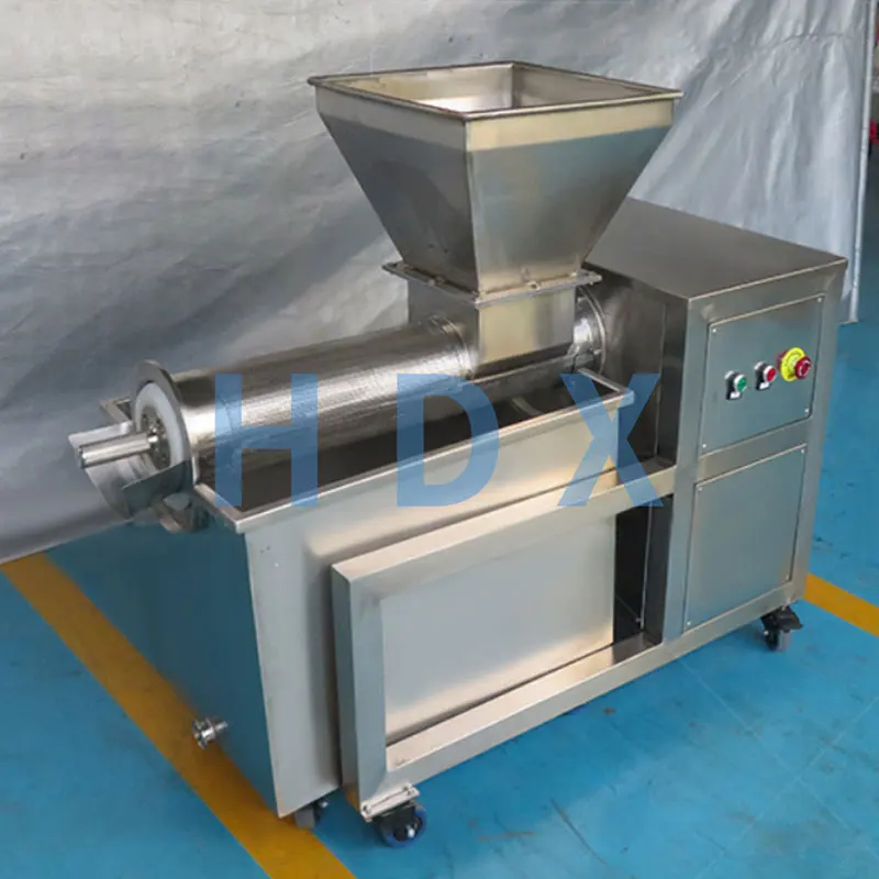 Stainless steel spiral frequency conversion speed regulating honey squeezing and filtering integrated machine