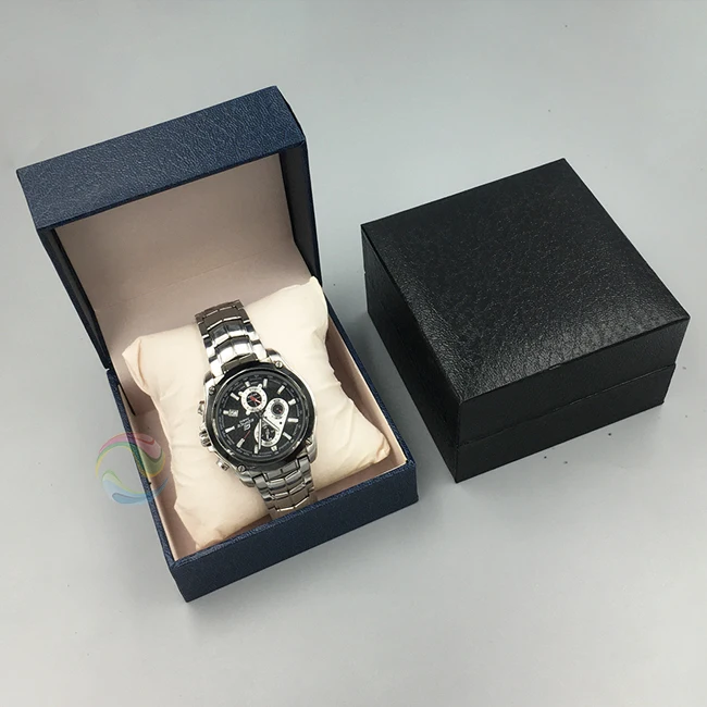 Cheap Storage Mens Leather Custom PU Leather Watch Boxes with Logo