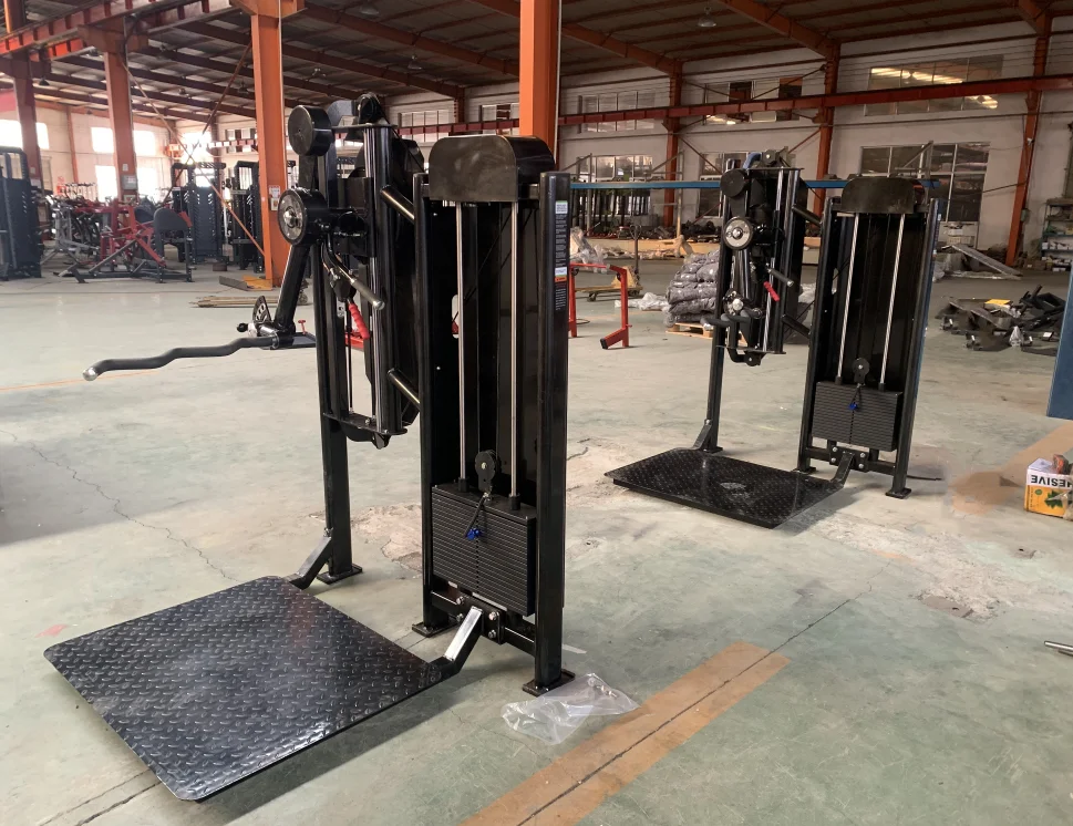 Commercial Fitness Equipment dual function Standing Total Arms workout curling the biceps and the push down training machine