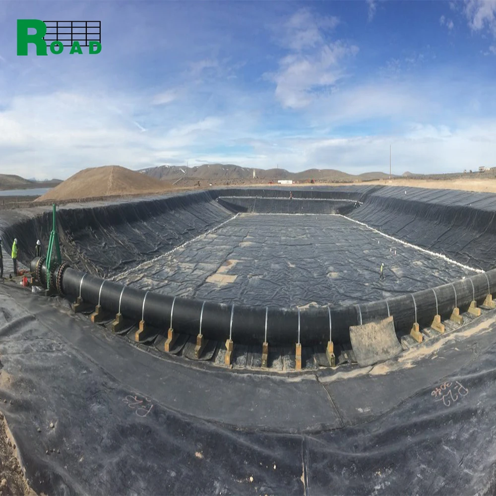 Smooth or Textured 1mm1.5mm  0.940g/cc Waterproof Artificial Pool Fish Pond Lake tank Liner ponds Geomembrane
