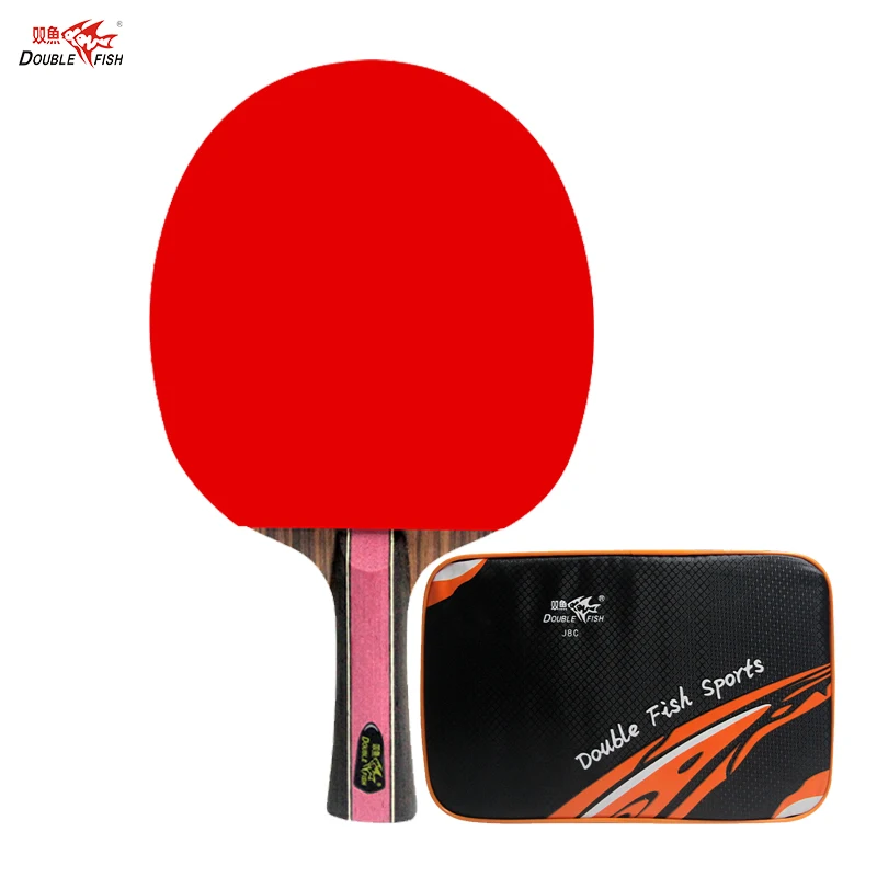 Original Double Fish Wholesale ITTF Approve ping pong rackets, Loop Drive Fast attack Table Tennis Racket