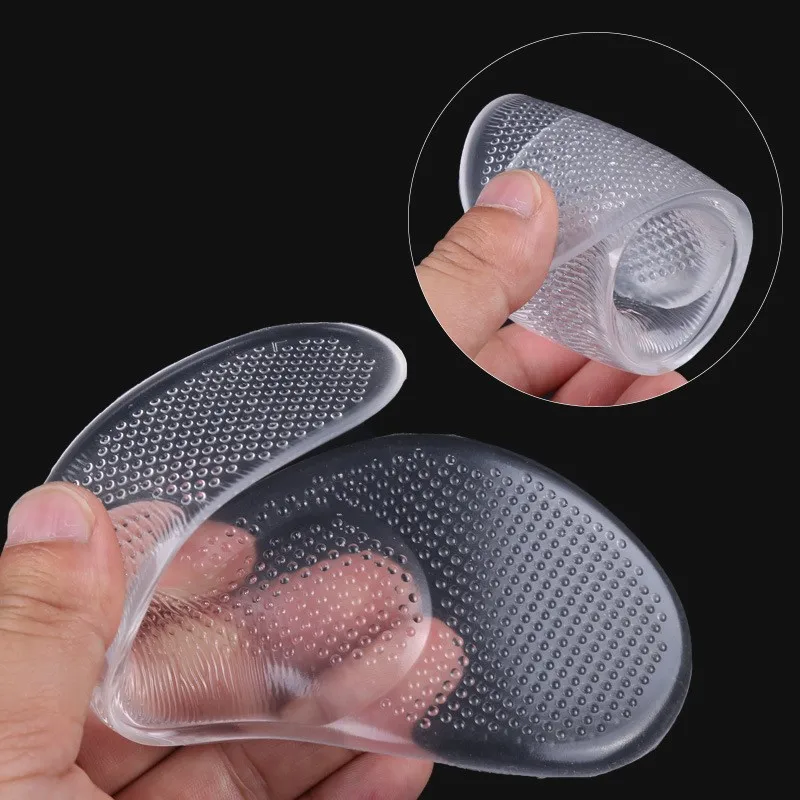 Transparent High Heels Gel Insole for Shoes Soft slip Resistant Arch Heel Insoles Women
