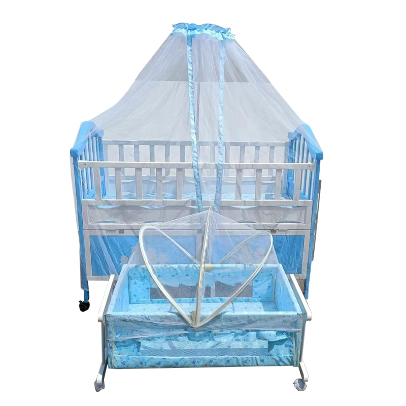 Indian Pakistan popular baby bed Baby Sleep Swing Cribs hand shaking cradle cot Baby Cradle Bed