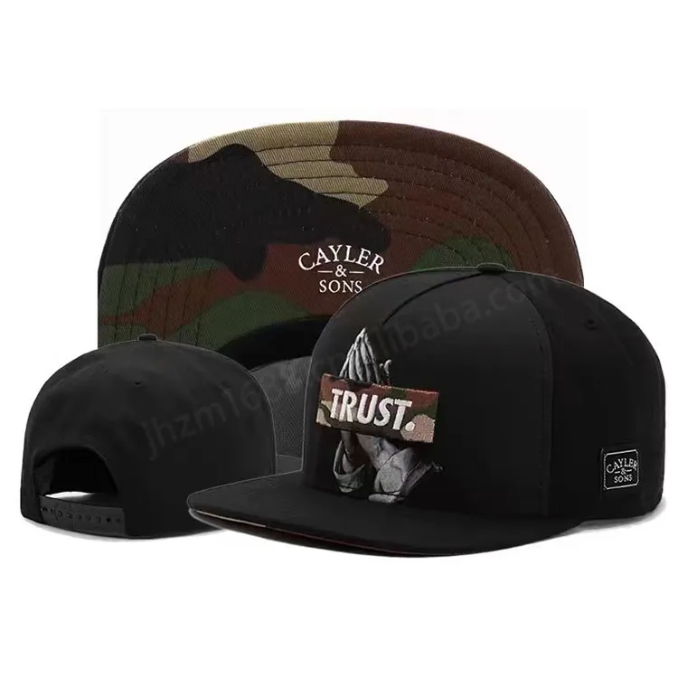 high quality classic new original era caps 6 Panel Decky Trucker  Plain Baseball Hat 3D Puff Embroidery Black Colors Custom Logo