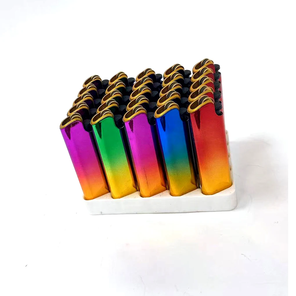 HP-990A Cakmak Akmak Encedendors Isqeiro Feuerzeug Metal Cover Refillable Inflatable  Solid  Flint Lighter