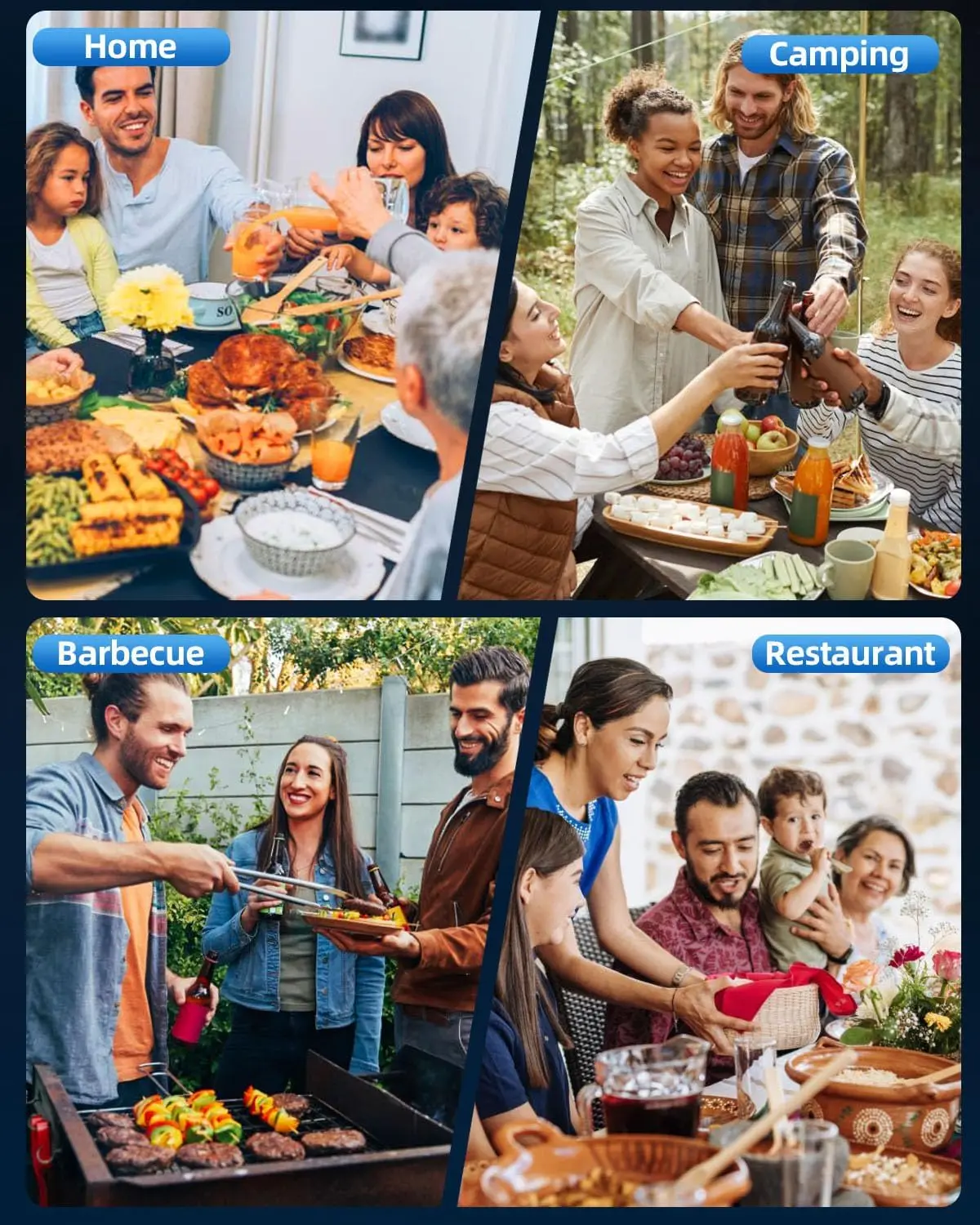 Hot Selling Gravity Electric Pepper and Salt Grinder Set, Adjustable Coarseness, Battery Powered with LED Light