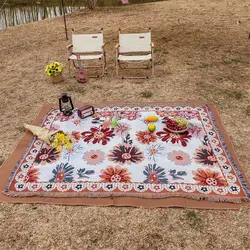 mexican style picnic mat portable blanket blanket for the beach waterproof