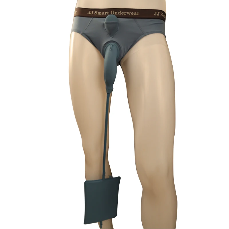 Male incontinence underwear supplies for working and standing patient reusable adult diapers portable urinal urine bag