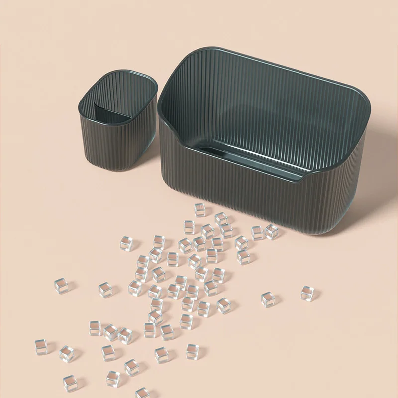 PP Skincare Lipstick Makeup Storage Container Box Desktop Plastic Cosmetic Storage Organizer