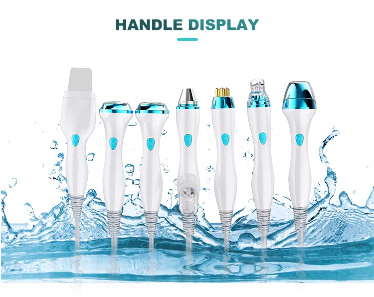 2023 6 in 1 small bubble hydro facial oxygen jet skin analyzer machine