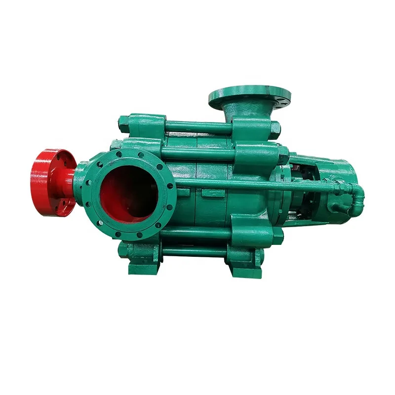 High pressure horizontal multistage centrifugal water pump driven by diesel engine