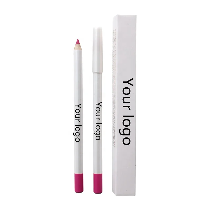OEM Your Logo Lipstick Multiple Use Soft Colorful Machete Eyebrow Pencil Eyeliner Pen Matte Lip Crayon Slim Lip Liner