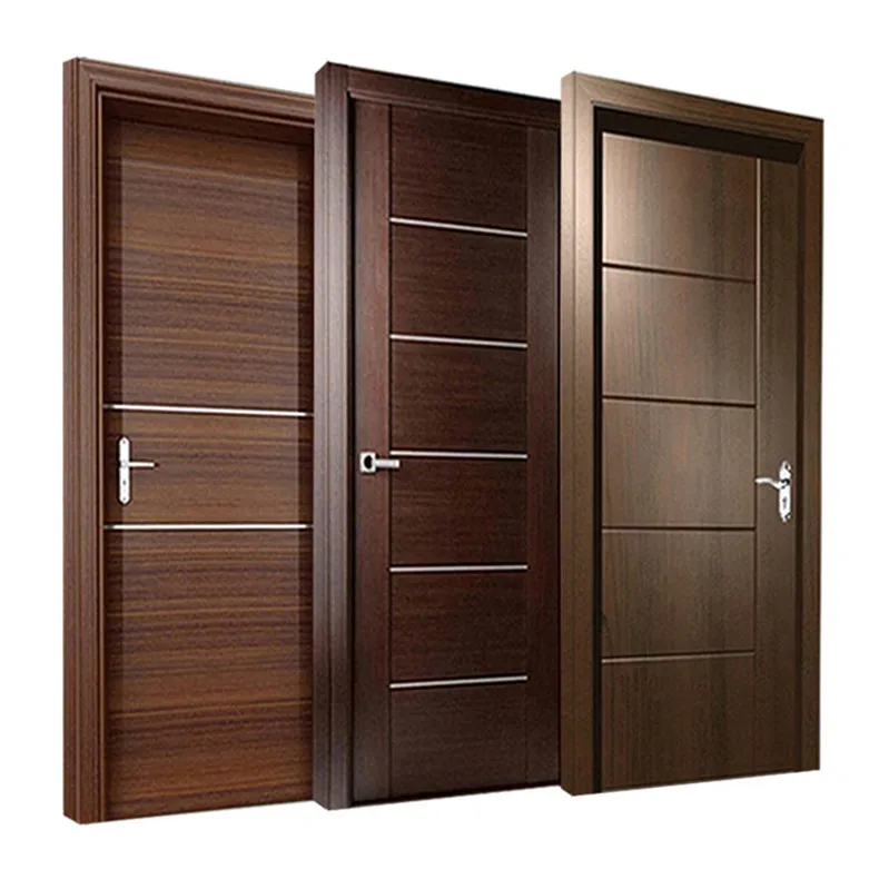 Dongyu fast delivery latest design room interior wood doors home wood slab door custom MDF wood door