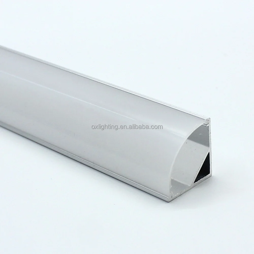 Alu Aluminium Aluminum Corner Profile 45 Degree Led Aluminium Profiles Corner Angled Linear Corner Profile For Cabinet Stair