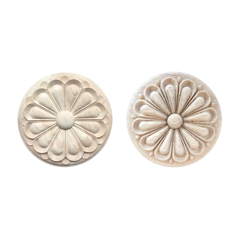 
Rubber decorative furniture onlays wood carving appliques 