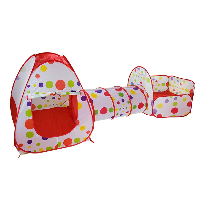Hot Selling Outdoor Toys 3 in 1 Child Wave Point Play Tent with
