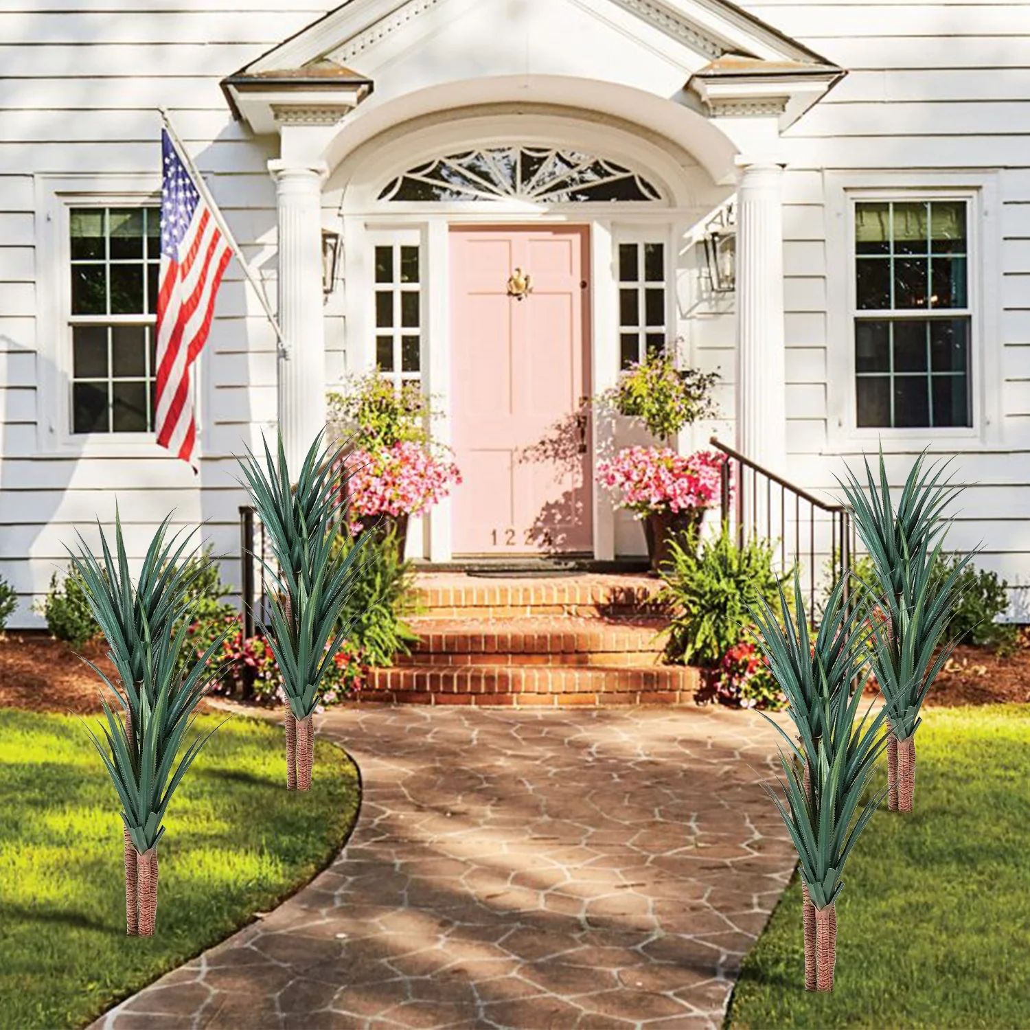 Dracaena Elegant 180cm Long Garden Outdoor Gate House Decorative Artificial Tree Faux