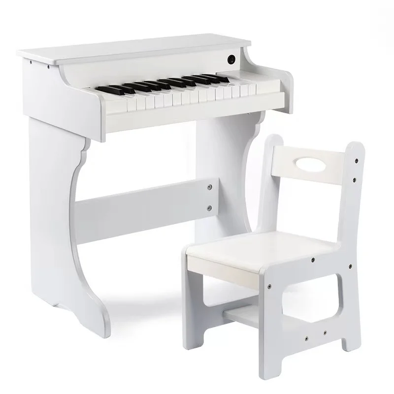 Kids Piano Keyboard Digital Piano For Kids Mini Music Educational Instrument Toy Wood Piano For Toddlers Girls Boys