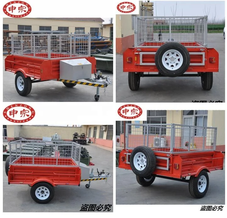 small car camping cargo box utility trailer for sale