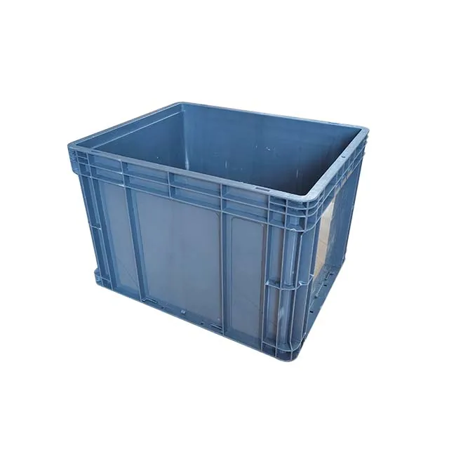 Foldable Pallet Logistic Storage Turnover Moving Crate with Lid Plastic Coaming Box with lid