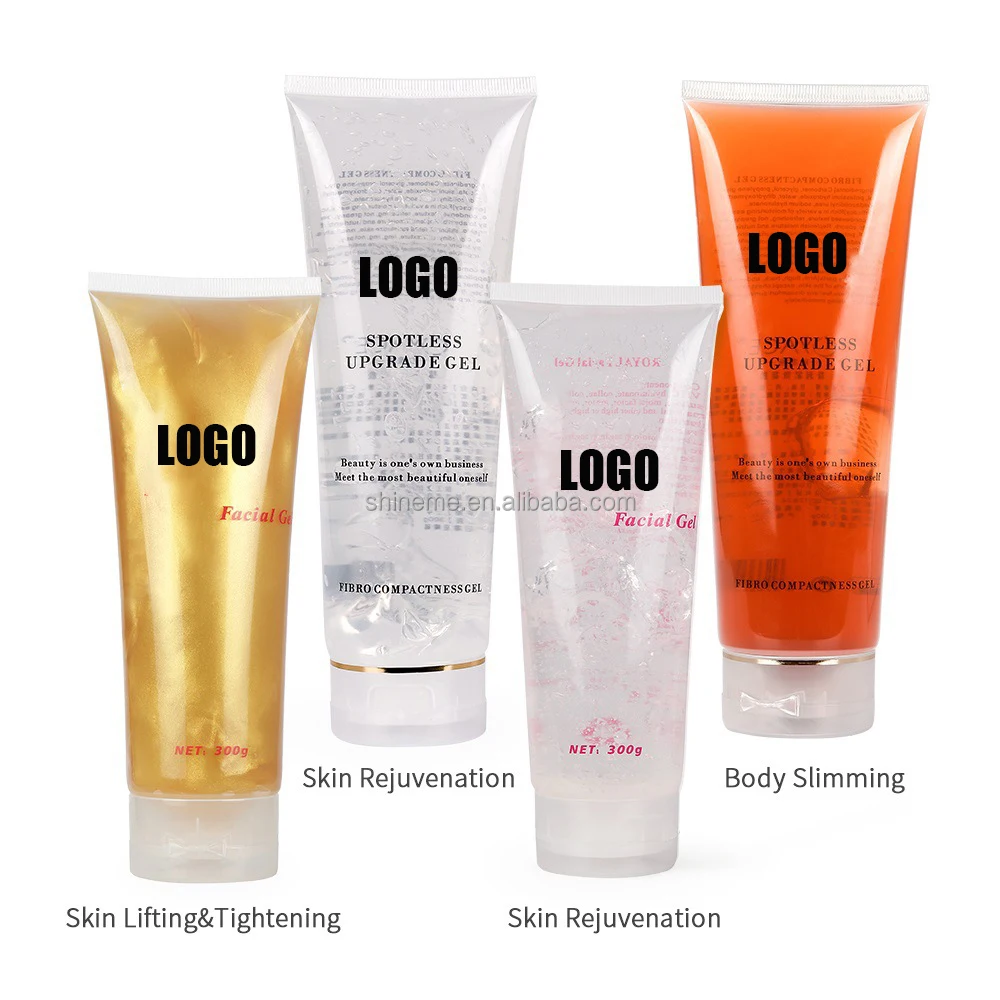 Private Label 300G Facial Skin Firming Lift Tighten Ultrasonic RF Gel For Beauty Machine Cavitation Body Slimming Gel