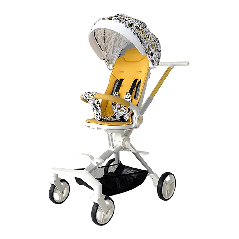 Foldable Baby Stroller With Adjustable Putter Luxury Baby Stroller 3 In 1 Baby Travel Stroller With Universal Wheel ST301
