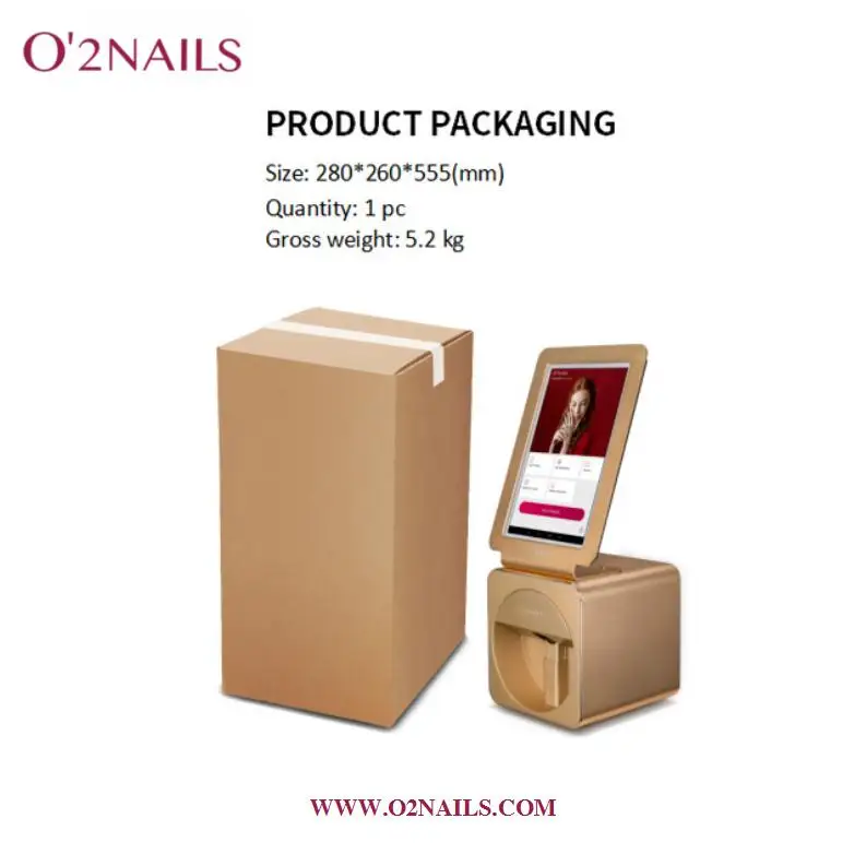  Оригинальный принтер для ногтей O2NAILS X11PLUS профессиональная машина