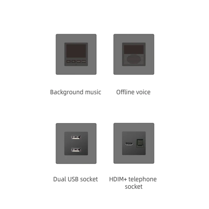 China Supplier eWeLink tuya app Voice Control 1/2/3 Gang Smart Switch Module Home Wifi Smart wall Switch