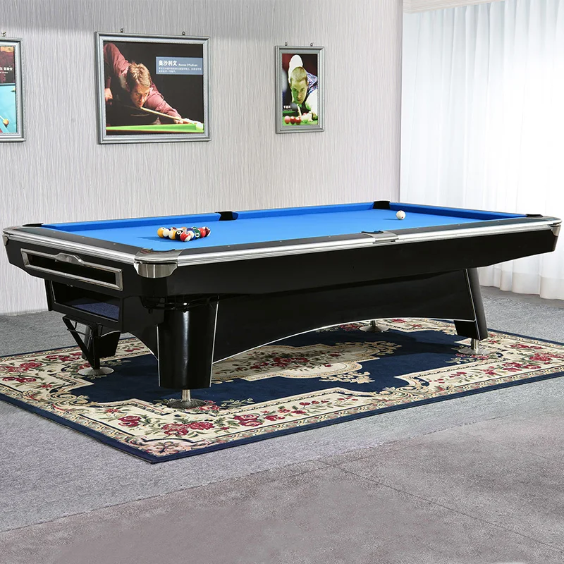 2024 Xingsheng Luxury Design Modern Billiards Table Style Solid Wood Pattern Billiards Table 9 Balls including Club Accessories