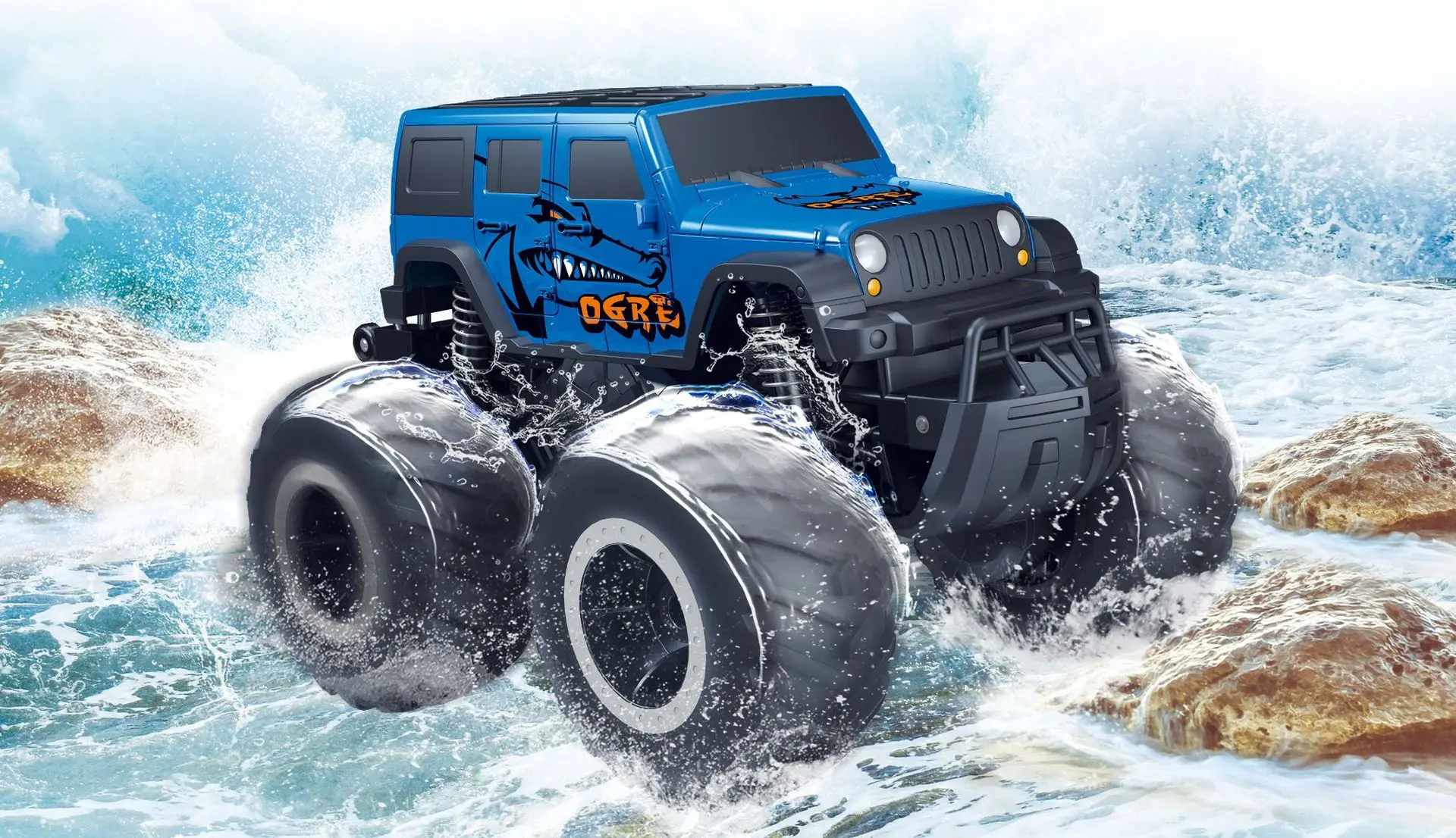 Coolerstuff G03085R 116 car rtr radio control climbing crazy car high speed stunt rock crawler rc car toys