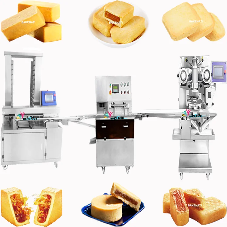 BNT-208 Automatic Taiwan Pineapple Cake Encrusting Machine Nastar Cookie Making Machine Production Line