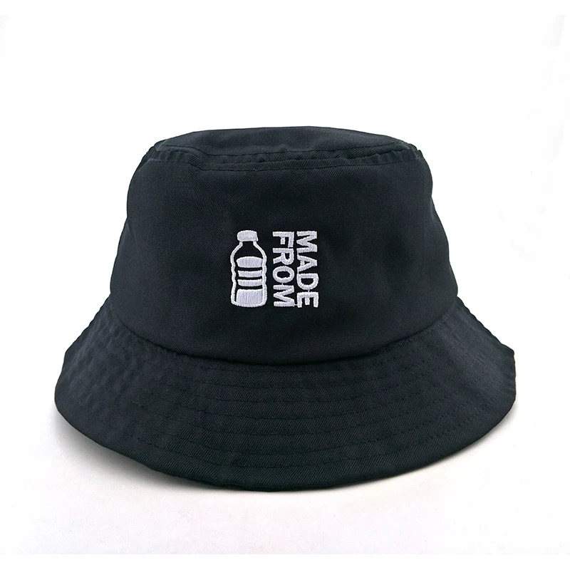 
high quality RPET embroidered logo unisex sun shade fisherman hat custom logo bucket Hat Caps 