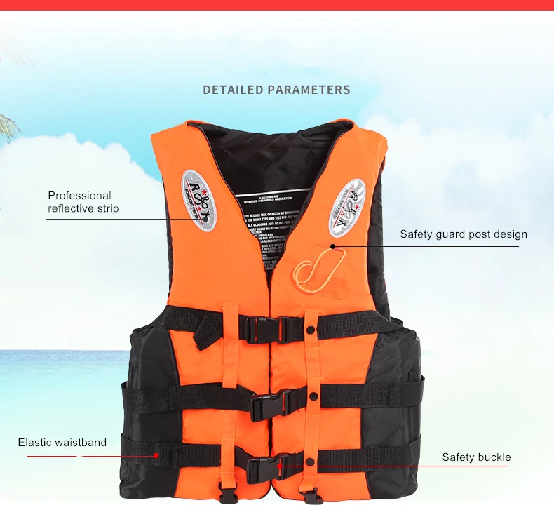 Boat fishing rafting thicken life-saving vest foam adult swimming life vest jackets watersports adults