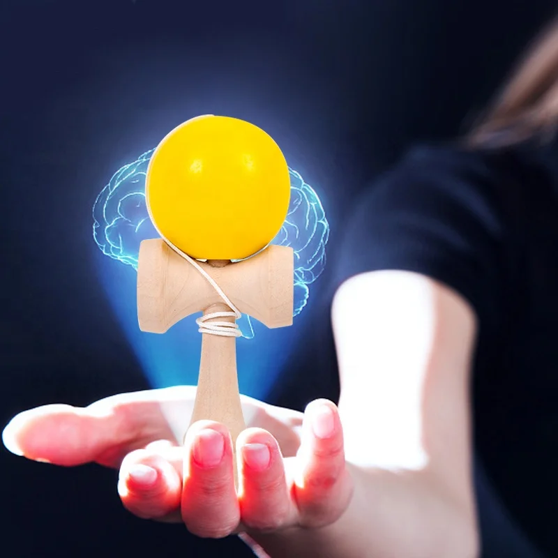 Wooden Kendama Toy Wooden Tribute Children Toys Japanese Cup and Balls Catching Kadomas Games For Kids Early Education