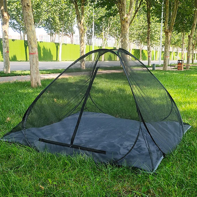 Factory Quick opening Mosquito Net mesh Outdoor camping tent  Anti-mosquitoes repellent hiking