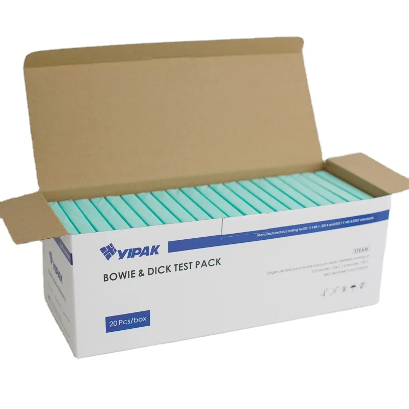 Best quality with low price Bowie-Dick Test Pack Indicator for Steam sterilization