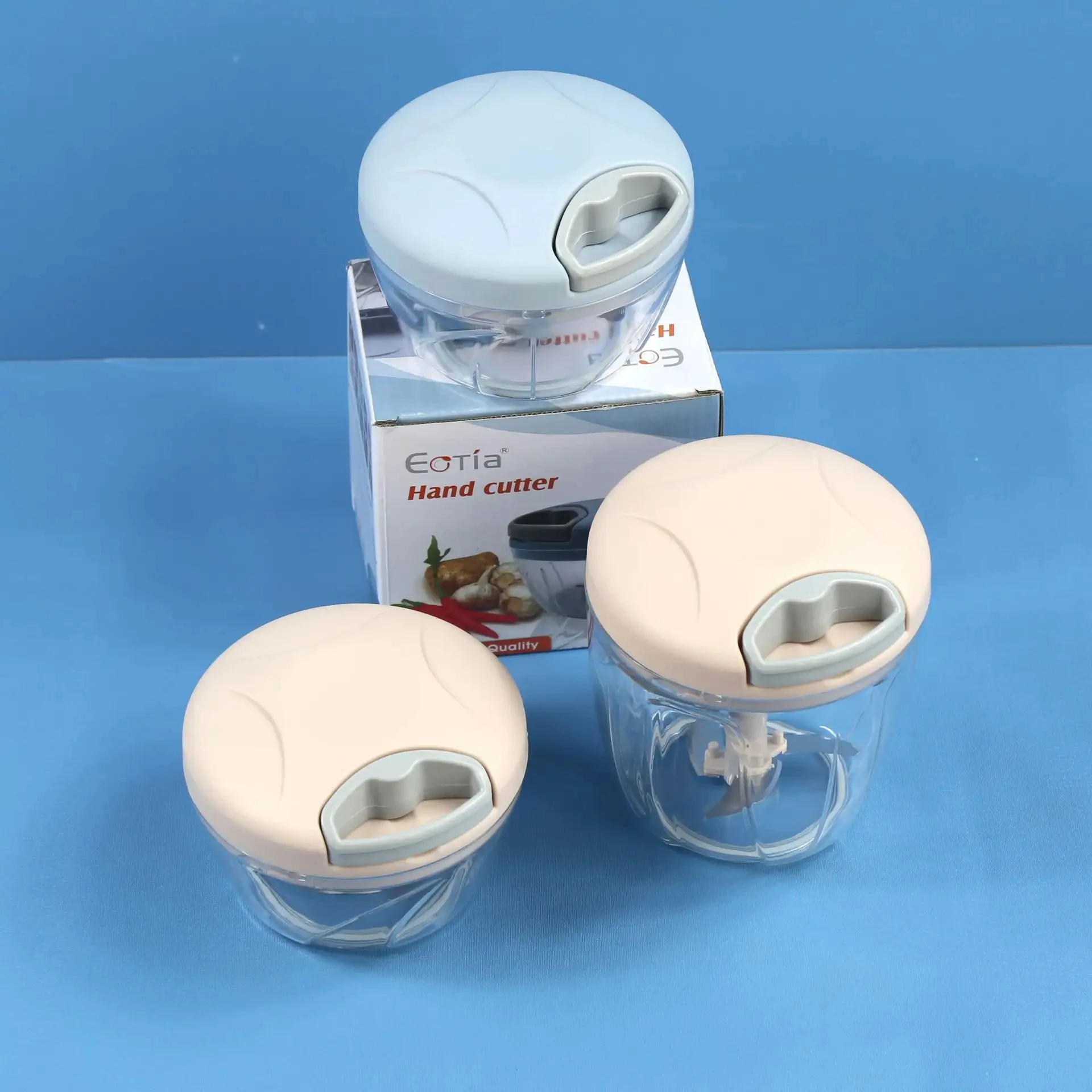 Wholesale Kitchen Vegetables Blender Garlic Cutter Mini Manual Food Meat Vegetable Chopper with Cheap Price for Kitchen