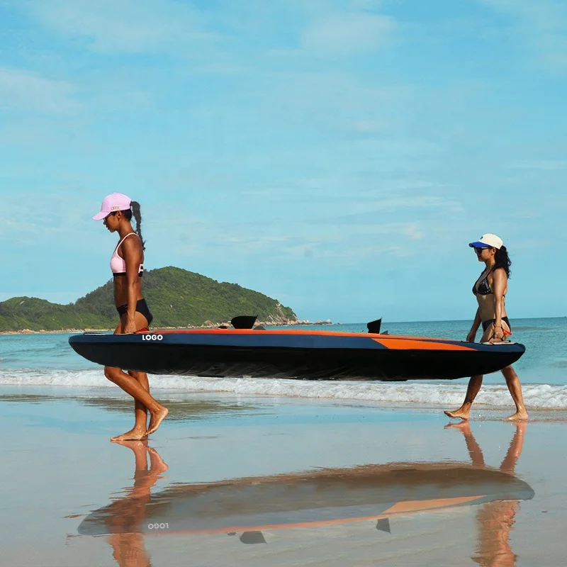 Oxford Kayaks Fishing 11.15 ft 2 Person Inflatable Canoe Kayaks for Sale with Dual Fins