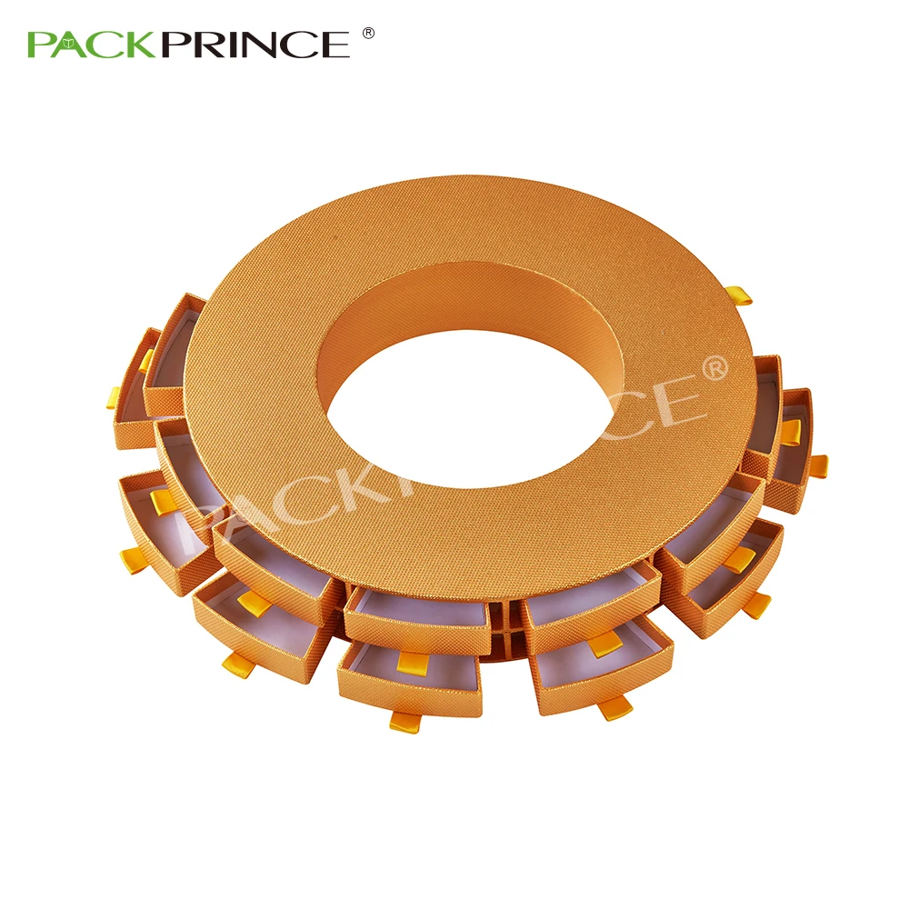 Food Grade Cardboard Fancy Bespoke Surprise Gift Packaging Macron Round Box Rigid Boxes Packprince Paperboard Accept