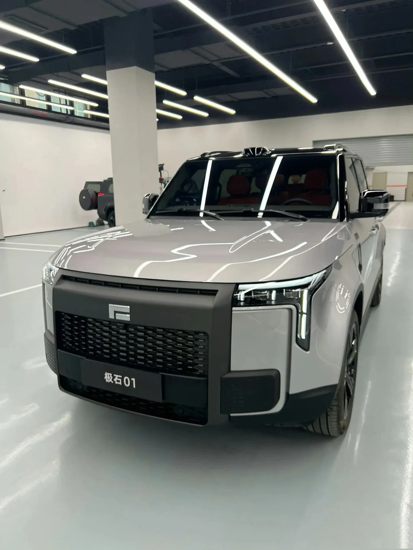 2024 new jishi 01 new energy vehicles high quality suv hybrid electric car family car 7 seat 1138km ultra range baic rox 01 2024