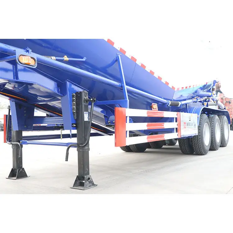 Hot Sale New Condition Semi-Trailer Tank Bulk Cement Truck 12R22.5 Tyre Steel Material