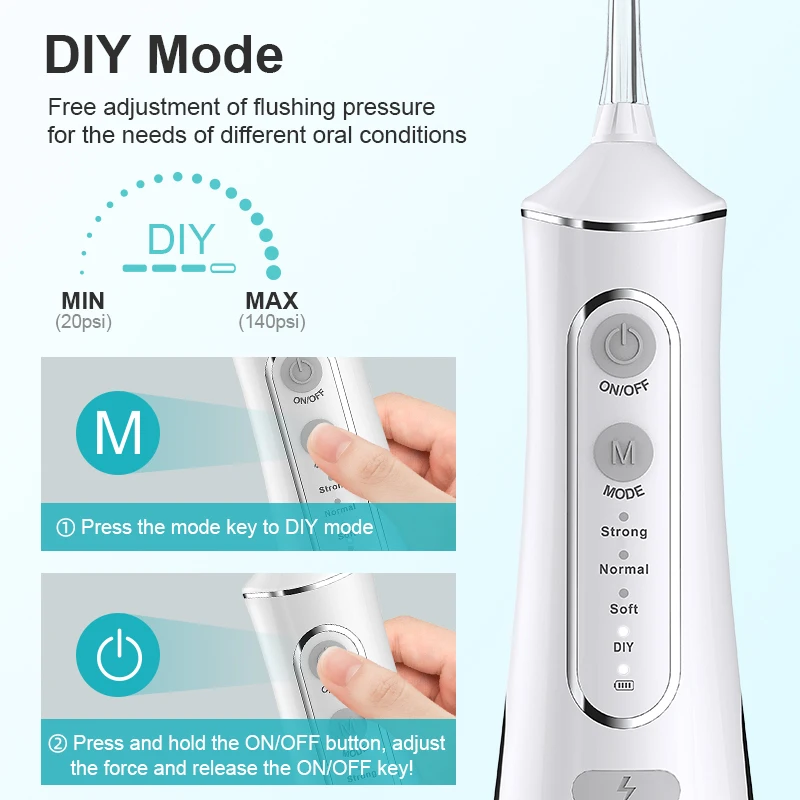 Water Flosser Dental Portable Teeth Custom Irrigation Wholesale Usb Electric Cleaning Smart Cordless Best Irrig Oral Irrigator