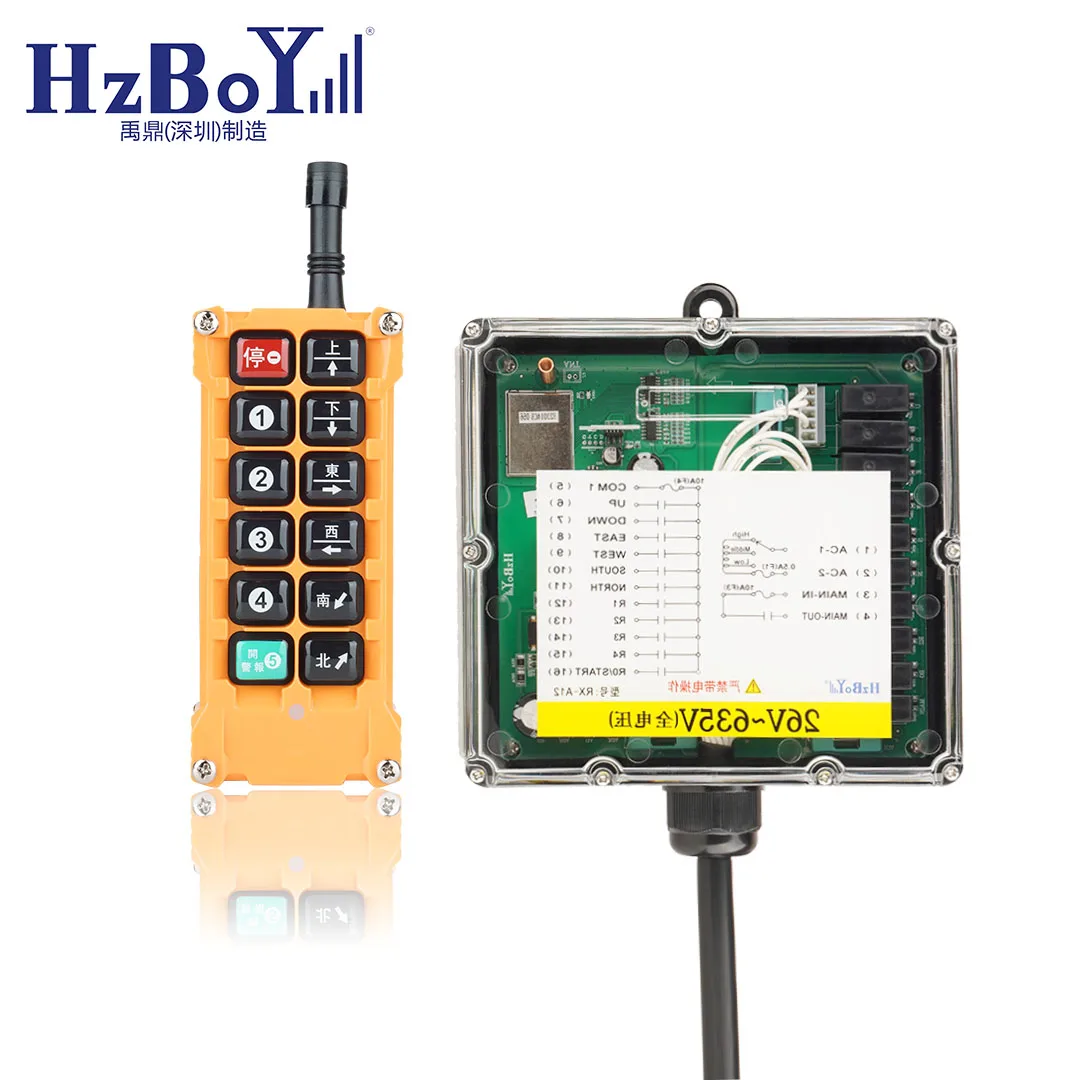 
F23-BB industrial 10 push button for overhead crane wireless remote control switch 