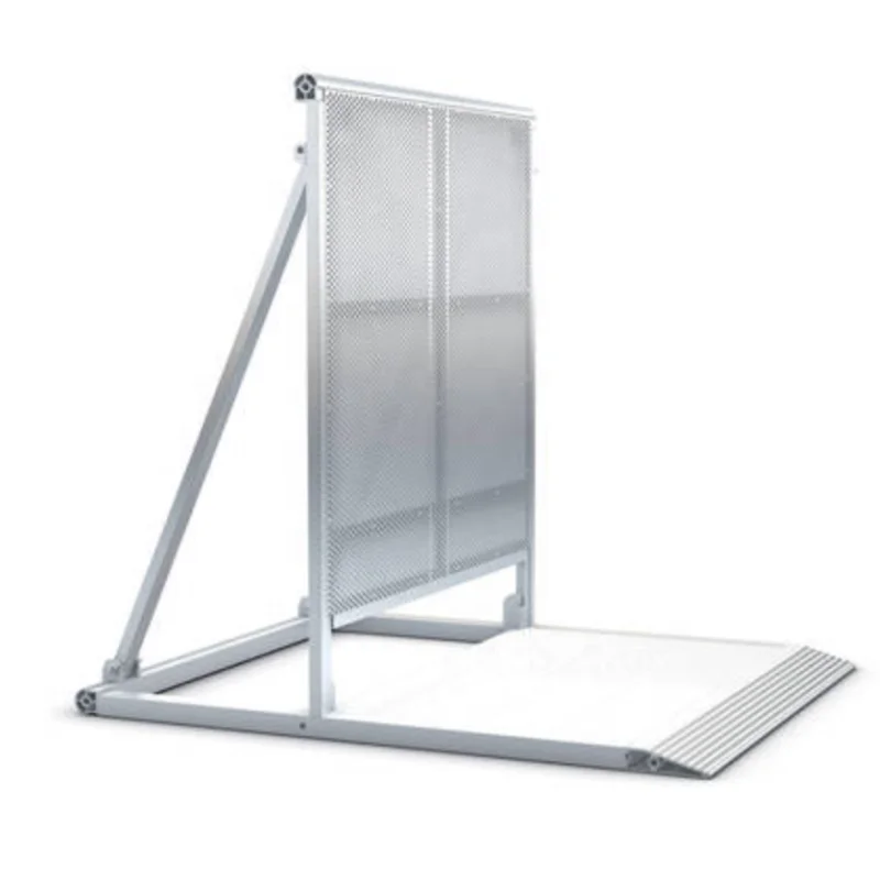 Kindawow Aluminum Crowd Control Barrier stanchion pole Concert traffic barriers Corner People Stopper Sections