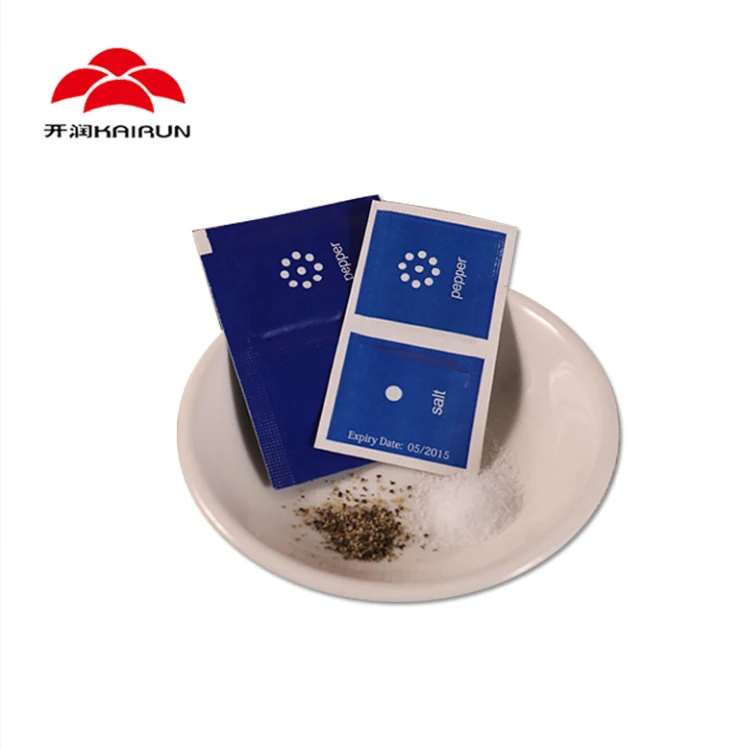 Salt And Pepper Packet Bags For Use Airlines Hotels Restaurants Condiment Packets bags