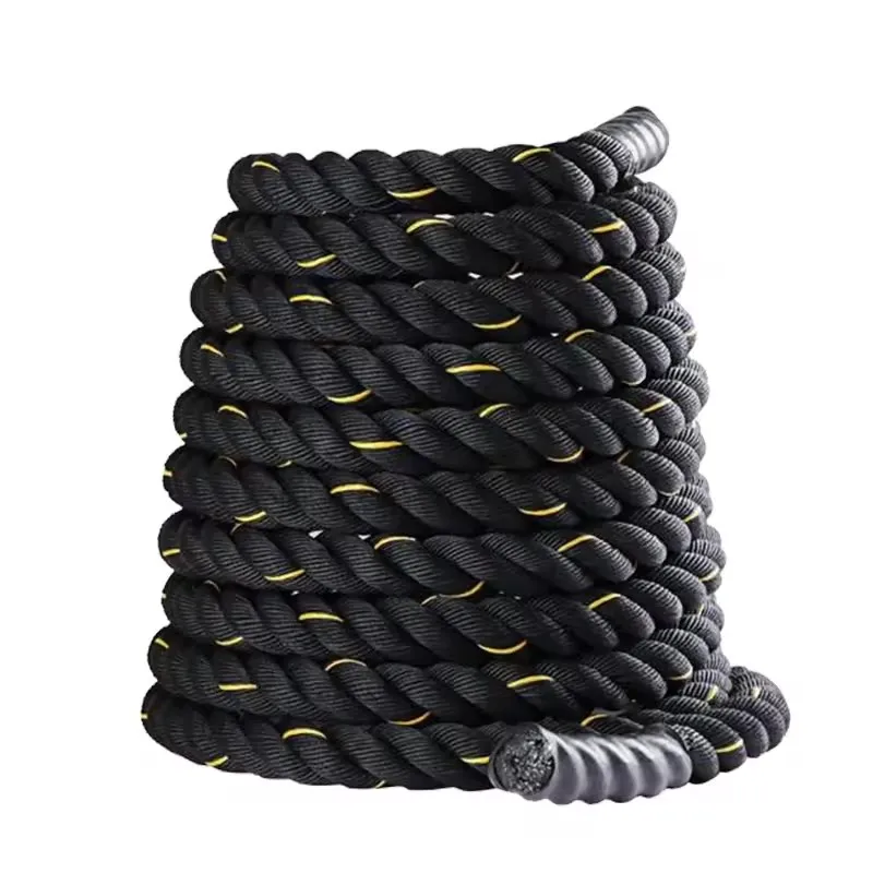 Gym Home Fitness Heavy Exercise Cross Training 9M 12M Nylon Battle Rope For Strength Workout
