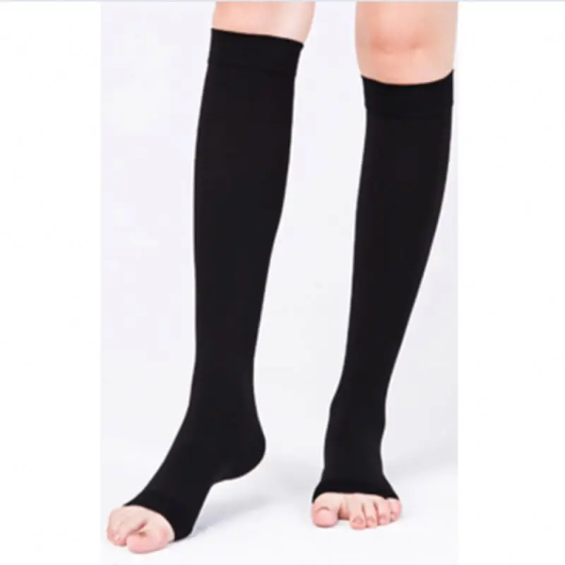 open Toe Compression varicose vein stocking for varices