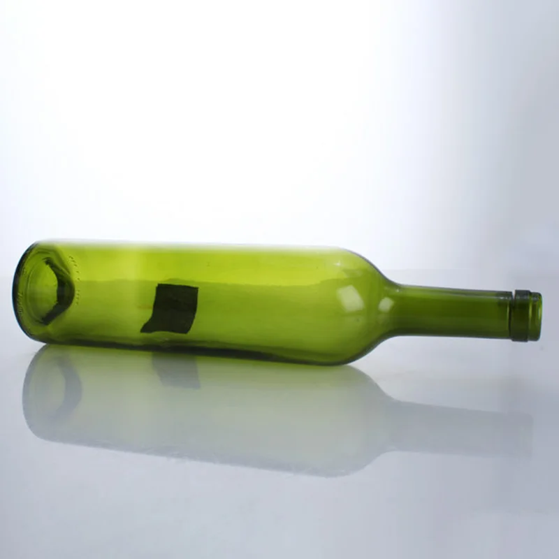 Glass Wine Bottles Carton Juice Bottle Beer Bottle Beverage Champagne Factory Stock 750ml Antique Green with Crok Top 10pcs Per