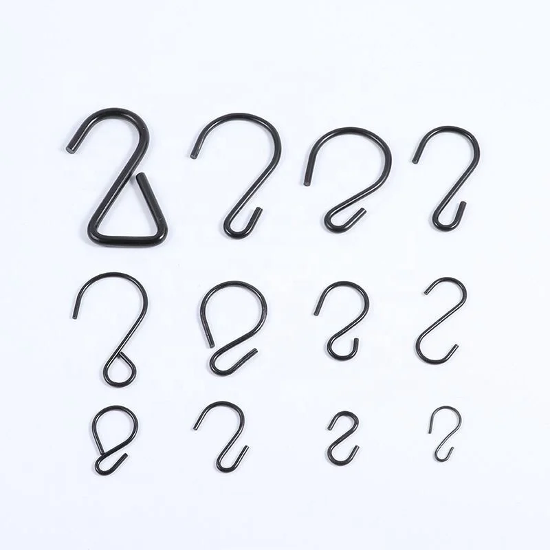 16 Years Manufacturer Wholesale Custom Stainless Steel s Hook Black Metal