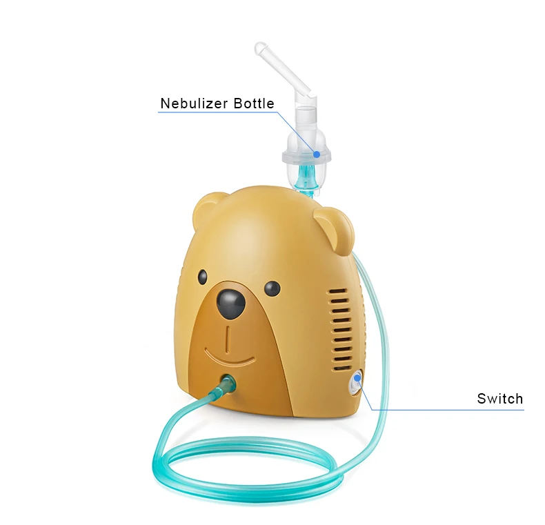CE ISO approved medical grade class II cute animal model nebulizer compressor nebulizer
